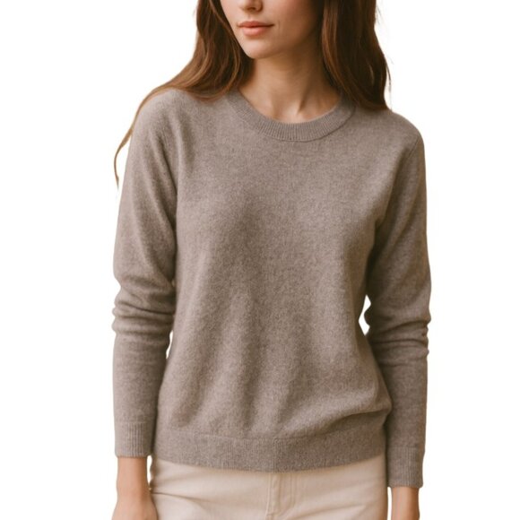 J.Crew Mercantile Gray Crewneck Sweater Wool Blend Speckled Knit Size M - Picture 1 of 5